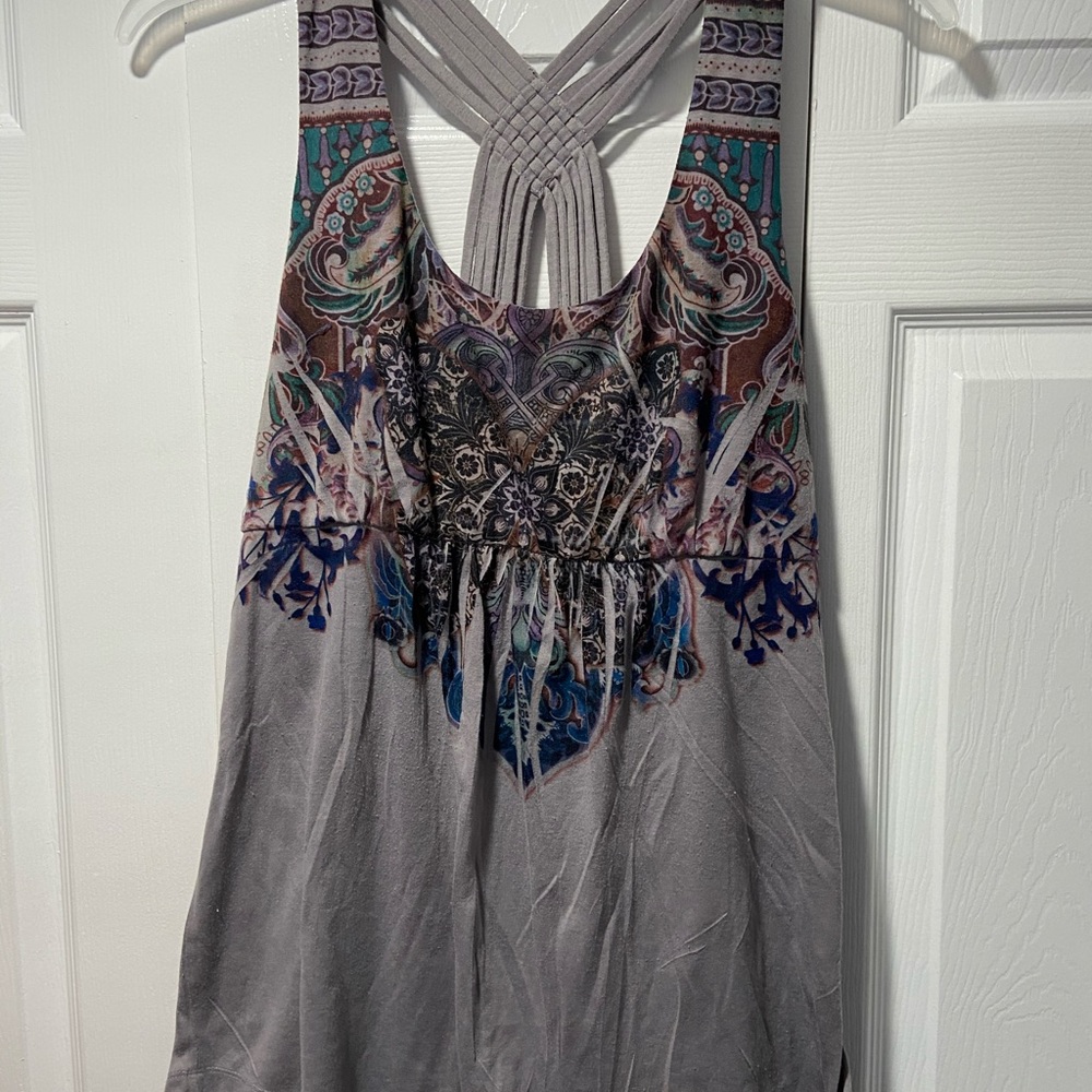 Sleeveless XXX back printed shirt